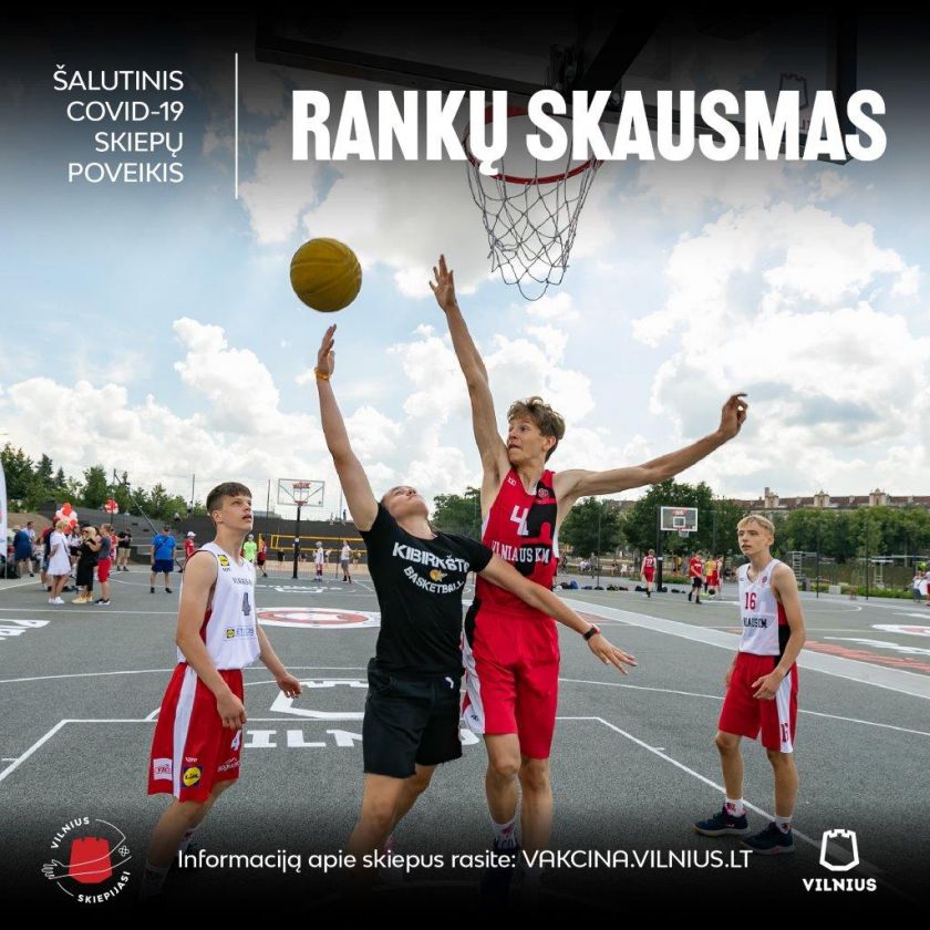 Jaunesnę auditoriją skiepytis Vilnius skatins nauja reklamine kampanija
