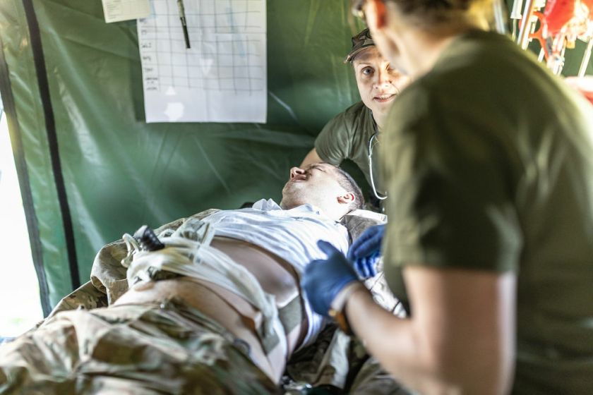 Šauliai suvienijo jėgas su Vokietijos brigados medikais: mokėsi teikti pagalbą sužeistiems civiliams