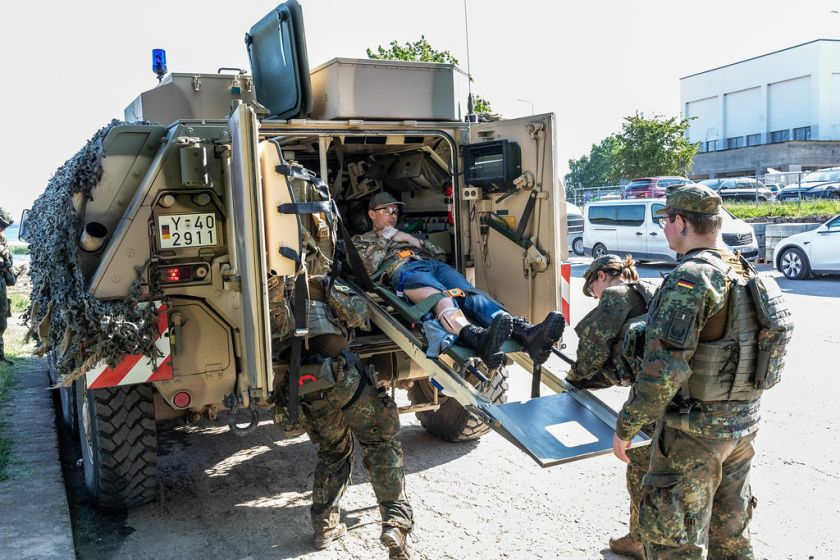 Šauliai suvienijo jėgas su Vokietijos brigados medikais: mokėsi teikti pagalbą sužeistiems civiliams