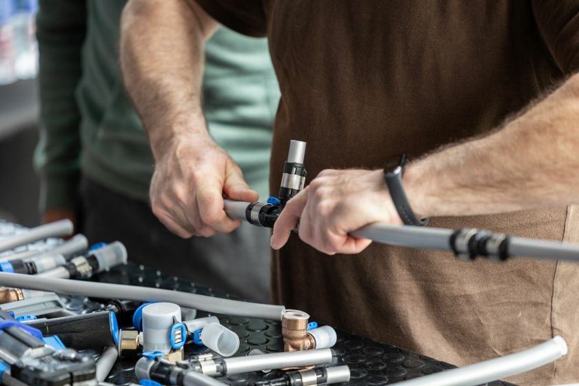 Novatoriška sistema sklandžiam vandens tiekimui ir greitam montavimui: „Geberit FlowFit“