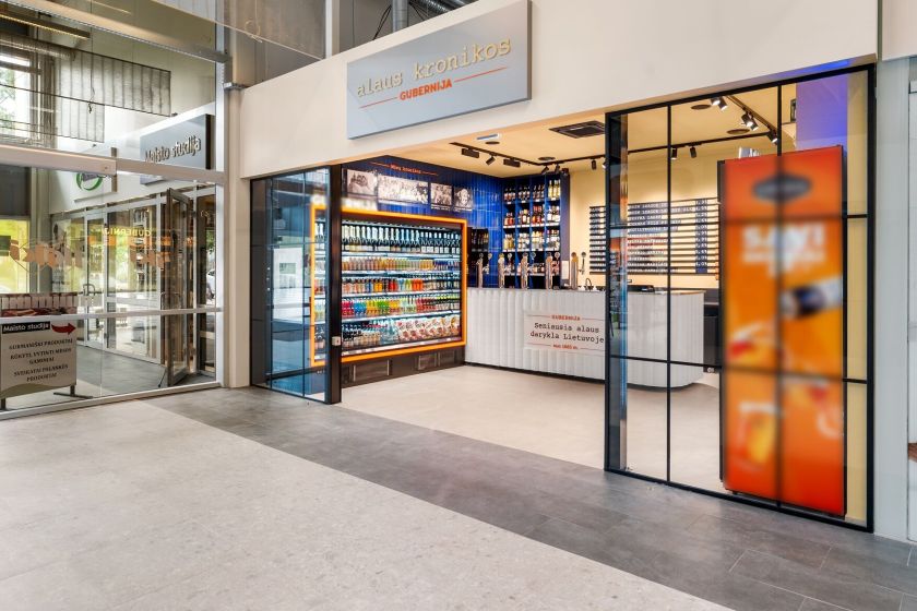 Šiauliuose duris atvėrė pirmoji naujo formato „Gubernijos“ firminė parduotuvė – „Alaus kronikos. Gubernija“