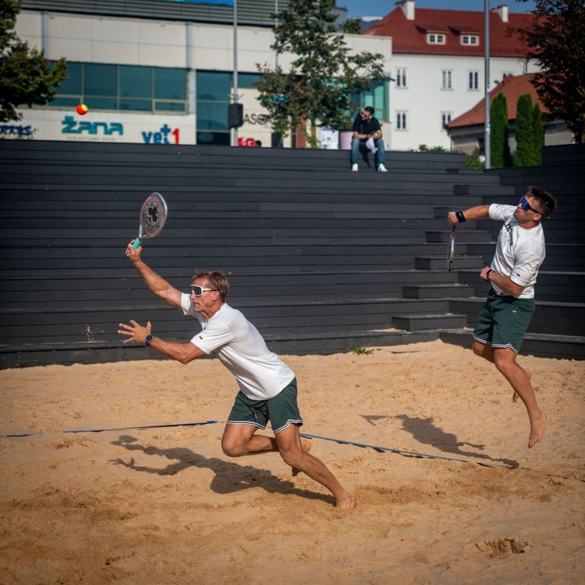 Lietuvos paplūdimio teniso čempionate nestigo atkaklių kovų ir staigmenų