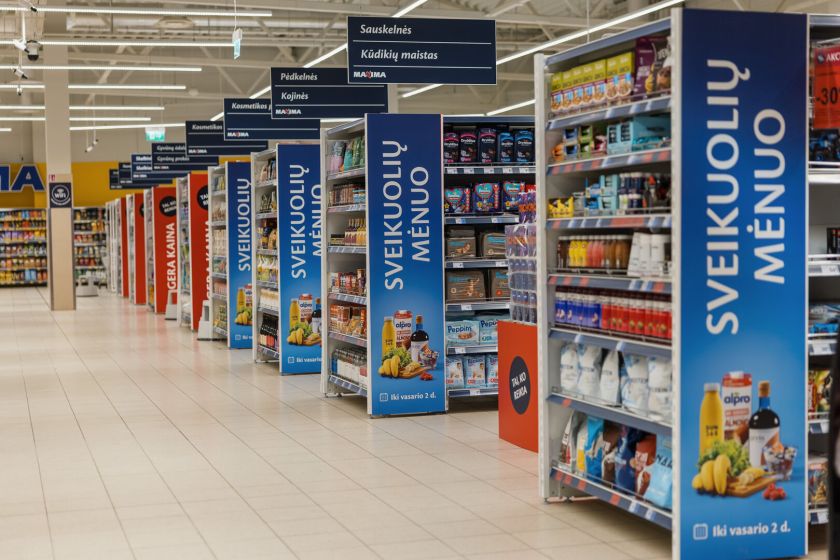 Duris atvėrė atnaujinta dviejų X Naujosios Vilnios „Maxima“: parduotuvėje – išskirtinė naujovė